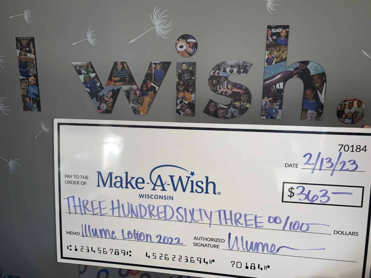 Illume make a wish check